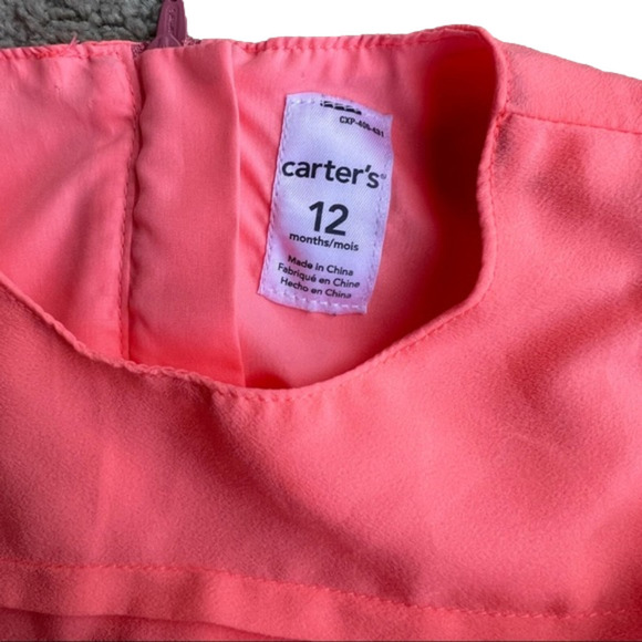 CHARMING, pleated front, infant dress by Carter’s - Picture 3 of 5